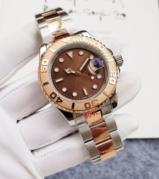 mens watch 40mm rose gold dial master automatic mechanical watch sapphire glass classic folding strap super luminous water resistant watch90, Slivery;brown
mens watch 40mm rose gold dial master automatic mechanical watch sapphire glass classic folding strap super luminous water resistant watch90, Slivery;brown