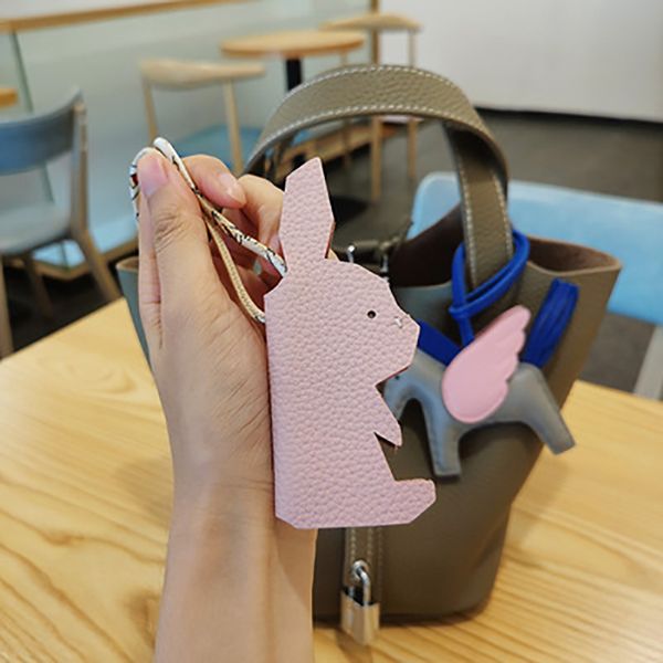 designer leather elephant rabbit pendant bag parts lychee pattern cowhide ornament car key chain bags decoration 100% cowhide accessories gi, Black
designer leather elephant rabbit pendant bag parts lychee pattern cowhide ornament car key chain bags decoration 100% cowhide accessories gi, Black
