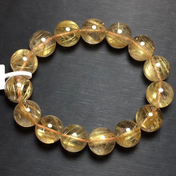 genuine natural gold rutilated quartz crystal bracelet 15mm clear round beads women men jewelry brazil aaaaa, Silver
genuine natural gold rutilated quartz crystal bracelet 15mm clear round beads women men jewelry brazil aaaaa, Silver