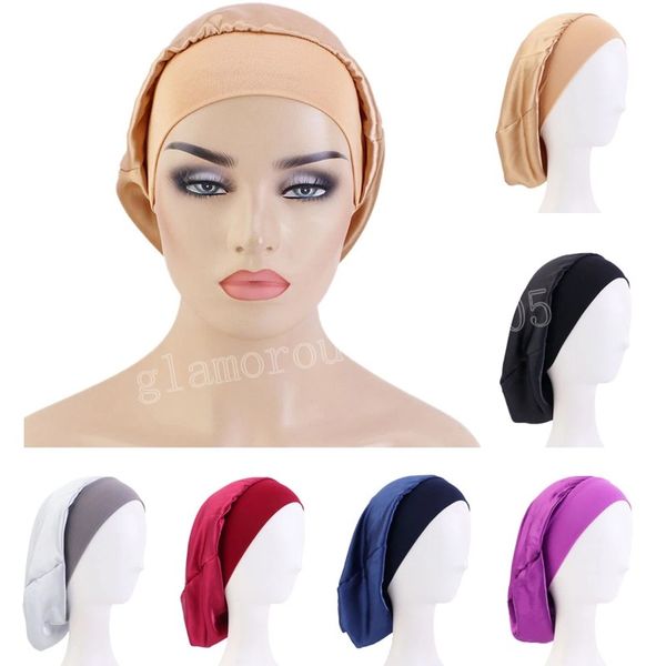 womens night sleep caps satin bonnet satin wide band adjust head cover hat chemo for women curly springy hair styling accessories, Blue;gray
womens night sleep caps satin bonnet satin wide band adjust head cover hat chemo for women curly springy hair styling accessories, Blue;gray