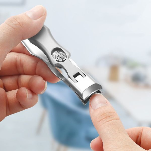 portable ultra sharp nail clipper fingernail steel wide jaw opening anti splash s cutter manicure 220705
portable ultra sharp nail clipper fingernail steel wide jaw opening anti splash s cutter manicure 220705