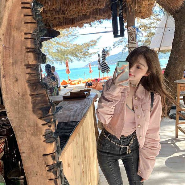 women's jackets maverick / 2022 design sense, fashionable and versatile, slim short denim jacket, korean version, versatile female zge2, Black;brown
women's jackets maverick / 2022 design sense, fashionable and versatile, slim short denim jacket, korean version, versatile female zge2, Black;brown