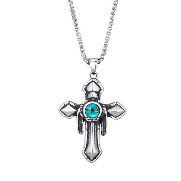 retro cross necklace hip hop men's necklace eye of resurrection factory outlet, Silver
retro cross necklace hip hop men's necklace eye of resurrection factory outlet, Silver