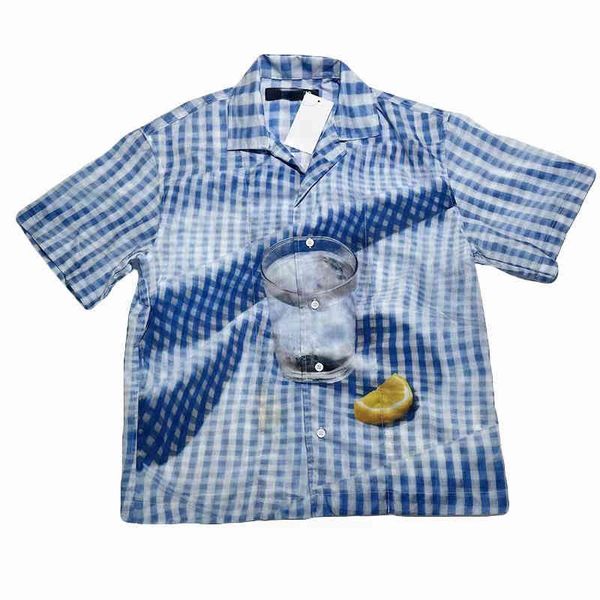 designer casual shirt tide brand jacque short-sleeved t-shirt tablecloth print loose lapel blue plaid shirts fashion retro men's and wo, White;black
designer casual shirt tide brand jacque short-sleeved t-shirt tablecloth print loose lapel blue plaid shirts fashion retro men's and wo, White;black