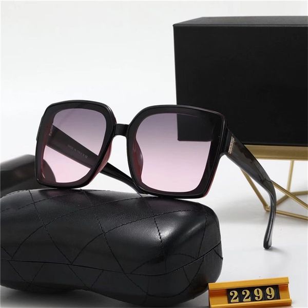 sun glass eyewear new men's and women's sunglasses fashion large box sunglasses 2299 with cases, White;black
sun glass eyewear new men's and women's sunglasses fashion large box sunglasses 2299 with cases, White;black