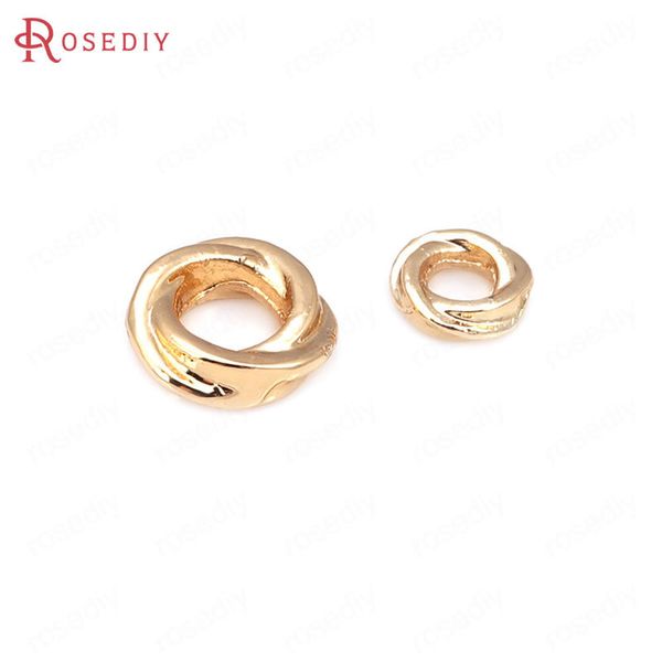 50pcs 4x2mm 6x3mm 14k gold color brass twist circle bracelets spacer beads jewelry making supplies diy findings accessories 220716, Silver
50pcs 4x2mm 6x3mm 14k gold color brass twist circle bracelets spacer beads jewelry making supplies diy findings accessories 220716, Silver