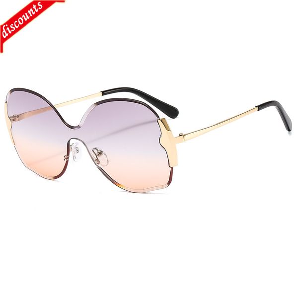 men's women's fashion trend brand sunglasses wholesale new female metal large frame, White;black
men's women's fashion trend brand sunglasses wholesale new female metal large frame, White;black