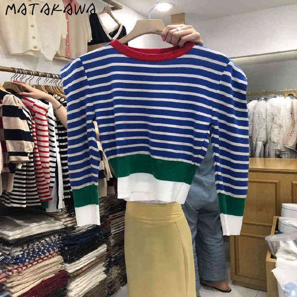 slim waist round neck women sweater autumn longsleeved patchwork colorstripe cropped pullovers woman 210506, White;black
slim waist round neck women sweater autumn longsleeved patchwork colorstripe cropped pullovers woman 210506, White;black