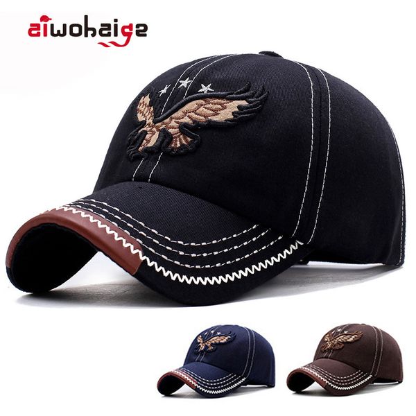 casual 3d eagle embroidery baseball cap male hat men fashion hip hop adjustable sport cotton trucker bone gorra 220513, Blue;gray
casual 3d eagle embroidery baseball cap male hat men fashion hip hop adjustable sport cotton trucker bone gorra 220513, Blue;gray