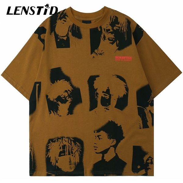 lenstid summer men short sleeve tshirts hip hop semantics print retro t shirts streetwear harajuku casual cotton tees 220610, White;black
lenstid summer men short sleeve tshirts hip hop semantics print retro t shirts streetwear harajuku casual cotton tees 220610, White;black