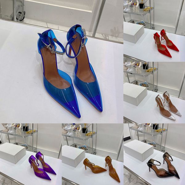 9.5cm women's pointy toe stilettos diamond ankle strap pumps shoes women ladies transparent clear pvc high heel sandals wedding party d, Black
9.5cm women's pointy toe stilettos diamond ankle strap pumps shoes women ladies transparent clear pvc high heel sandals wedding party d, Black