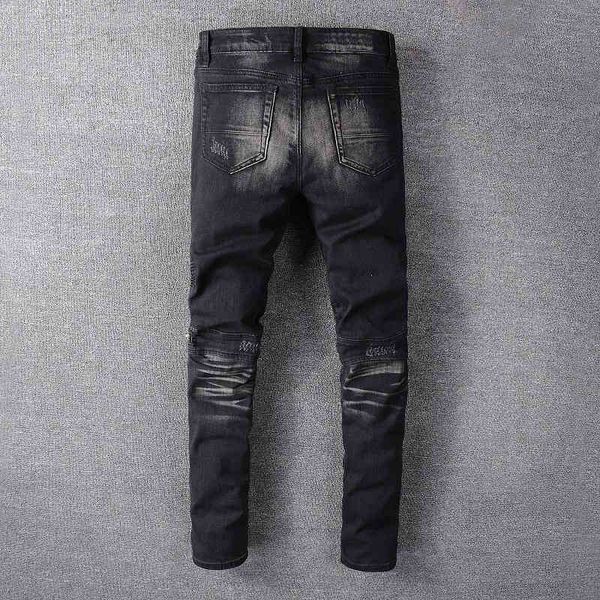 men's jeans pu leather patchwork biker jeans for motorcycle slim skinny zippers black stretch denim pants t879, Blue
men's jeans pu leather patchwork biker jeans for motorcycle slim skinny zippers black stretch denim pants t879, Blue