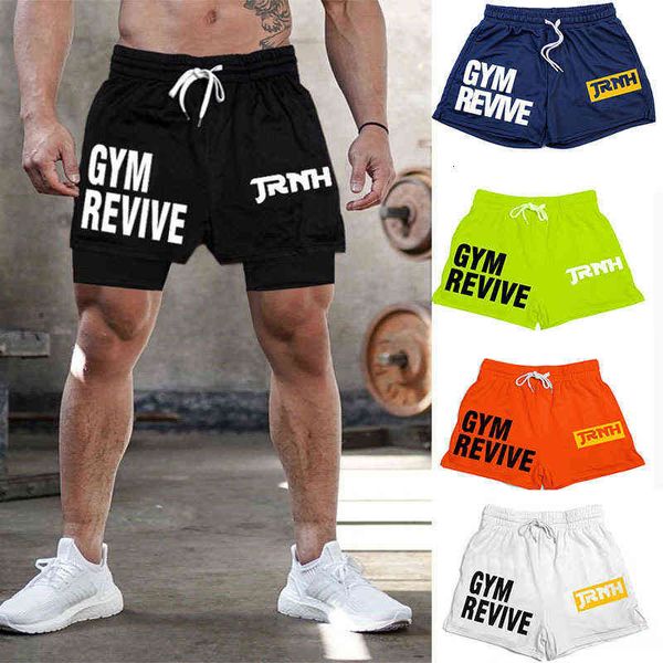 american fashion brand jrnh shorts men's mesh quick drying breathable large running sports fitness shorts three leggings, White;black
american fashion brand jrnh shorts men's mesh quick drying breathable large running sports fitness shorts three leggings, White;black