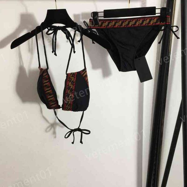 designer women bras sets bikini split swimsuit lettering ribbon panel lace-up black bra and briefs fashion brand swimwear bikini for women c, Red;black
designer women bras sets bikini split swimsuit lettering ribbon panel lace-up black bra and briefs fashion brand swimwear bikini for women c, Red;black