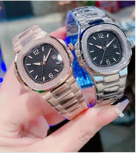 diamonds bezel women watch fine steel material quartz battery machine calendar water proof luminous 4 models are available lady's watch, Slivery;brown
diamonds bezel women watch fine steel material quartz battery machine calendar water proof luminous 4 models are available lady's watch, Slivery;brown