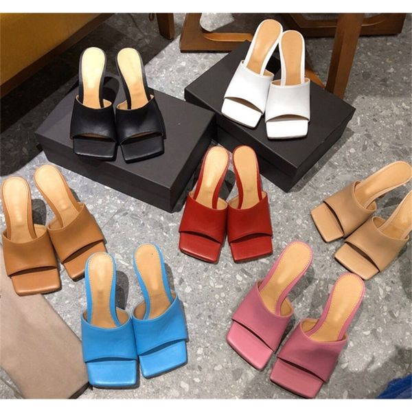 slippers summer personalized large square head simple one line open toe high heel thin women's slippers e7wb, Black
slippers summer personalized large square head simple one line open toe high heel thin women's slippers e7wb, Black