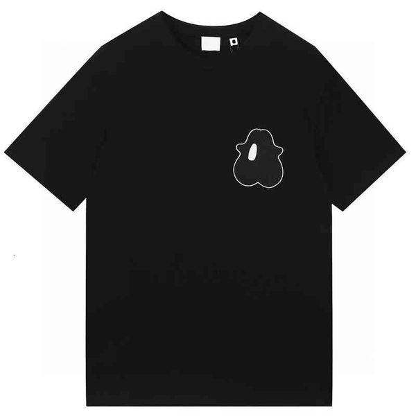 women's t-shirt b house ceiling version correct printing chest small monster embroidery short sleeve cocoa, White
women's t-shirt b house ceiling version correct printing chest small monster embroidery short sleeve cocoa, White