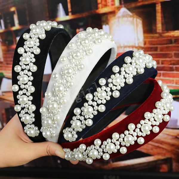 fashion pearl velvet hair hoop for women girls headwear solid color headbands wide pu hairbands hair accessories, Slivery;white
fashion pearl velvet hair hoop for women girls headwear solid color headbands wide pu hairbands hair accessories, Slivery;white