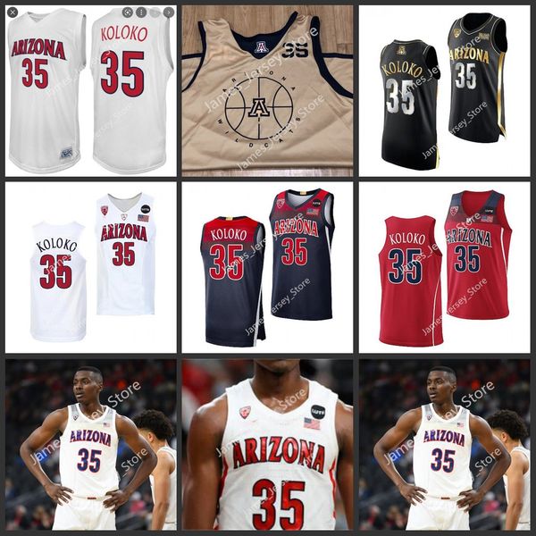35 christian koloko basketball jersey arizona wildcats basketball jerseys 2022 ncaa school stitched college wears, Black
35 christian koloko basketball jersey arizona wildcats basketball jerseys 2022 ncaa school stitched college wears, Black