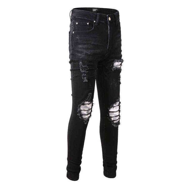 mens jeans designer purple motorcycle jean for man famous brand hip hop denim pants rock skinny slim ripped hole letter revival, Blue
mens jeans designer purple motorcycle jean for man famous brand hip hop denim pants rock skinny slim ripped hole letter revival, Blue