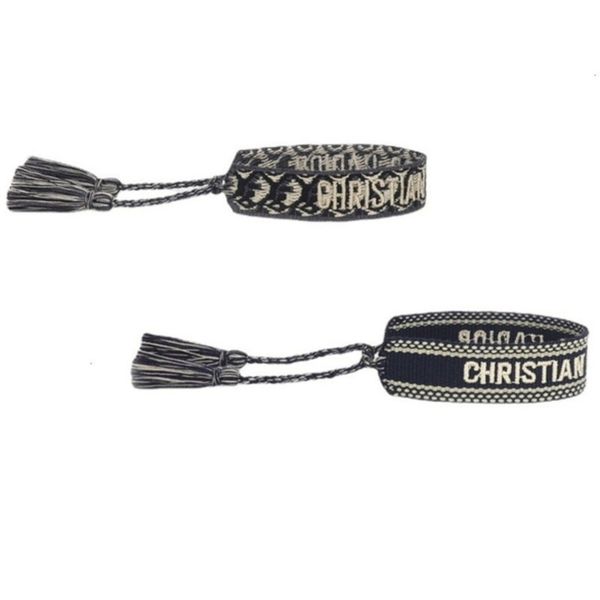 luxury brand braided bracelet adjustable woven friendship bangle for womens mens designer letter embroidery rope bracelets jewelry gift code, Golden;silver
luxury brand braided bracelet adjustable woven friendship bangle for womens mens designer letter embroidery rope bracelets jewelry gift code, Golden;silver