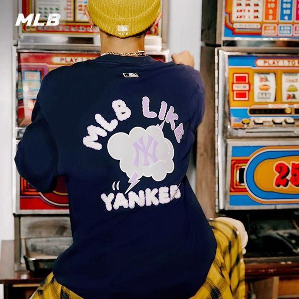women's knits & tees designer mlb korea 2021 autumn new ny letter lightning print loose casual sweater for lovers, White
women's knits & tees designer mlb korea 2021 autumn new ny letter lightning print loose casual sweater for lovers, White