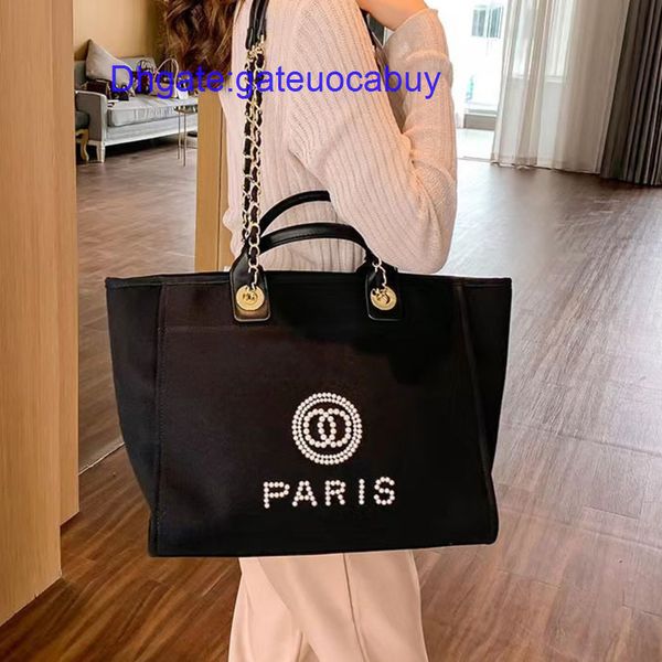 luxury fashion label pearl beach bags brand ch evening bag designers canvas portable large capacity female handbag classic women big handbag 
luxury fashion label pearl beach bags brand ch evening bag designers canvas portable large capacity female handbag classic women big handbag