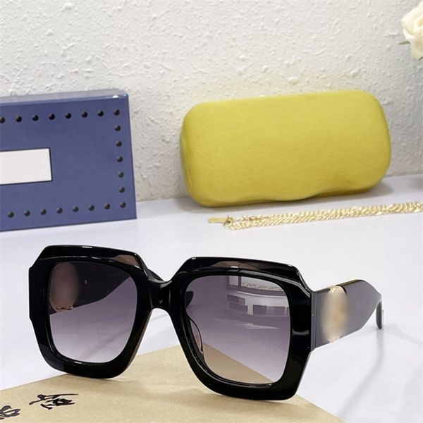 sunglasses generous frame chain net red same sunglasses gg10, White;black