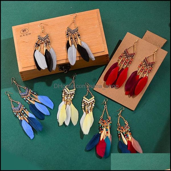 dangle chandelier earrings jewelry fan-shaped tassel feather womens long bohemian pearl european and american drop delivery 2021 kacya, Silver
dangle chandelier earrings jewelry fan-shaped tassel feather womens long bohemian pearl european and american drop delivery 2021 kacya, Silver