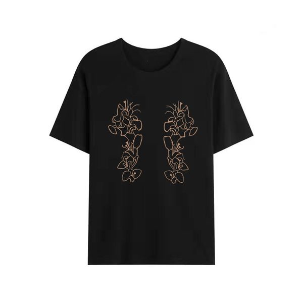 2022ss designer french brand men's t shirt luxury summer fashion trend pure cotton breathable short sleeve crewneck top, White;black
2022ss designer french brand men's t shirt luxury summer fashion trend pure cotton breathable short sleeve crewneck top, White;black