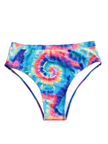 plus spiral tie dye high waist bikini bottom b5c2#, Black
plus spiral tie dye high waist bikini bottom b5c2#, Black