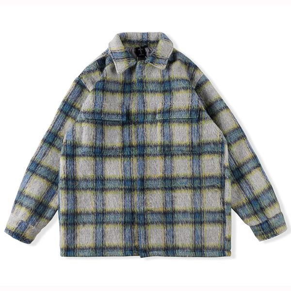 22fw men plaid jacket coat button down shirts thick coats men's fashion autumn winter warm casual outwear, Black;brown
22fw men plaid jacket coat button down shirts thick coats men's fashion autumn winter warm casual outwear, Black;brown