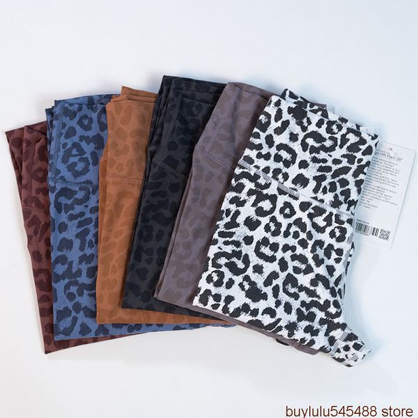 2022 fashion fitness yoga brand lu's women's leggings leopard print 2.0 high waist nude brushed sports breathable quick dry, Black
2022 fashion fitness yoga brand lu's women's leggings leopard print 2.0 high waist nude brushed sports breathable quick dry, Black