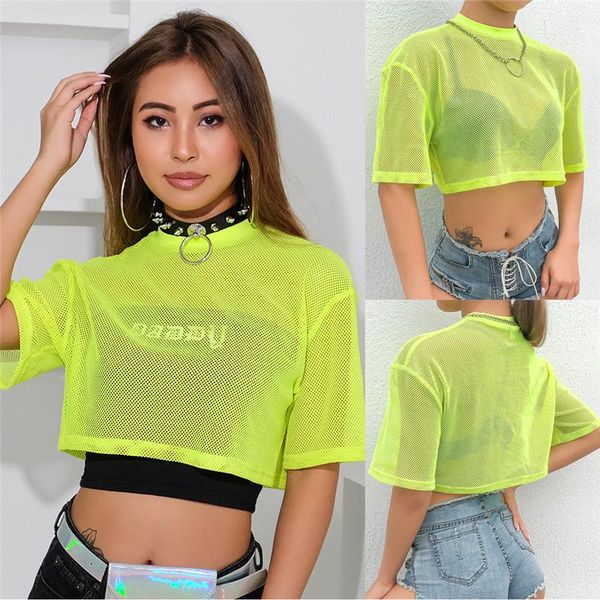women's tanks & camis bright green fishnet crop summer mesh see-through tank women fashion femme cropped loose shirt female clubwea, White
women's tanks & camis bright green fishnet crop summer mesh see-through tank women fashion femme cropped loose shirt female clubwea, White