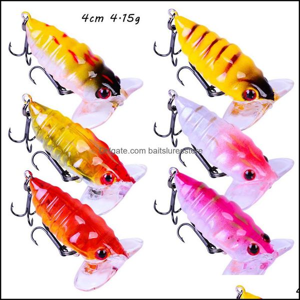 baits lures fishing sports outdoors 6 color mixed 4cm 4.15g cicada hard hooks 10 treble hook fishhooks pesca tackle accessories b-002 drop
baits lures fishing sports outdoors 6 color mixed 4cm 4.15g cicada hard hooks 10 treble hook fishhooks pesca tackle accessories b-002 drop