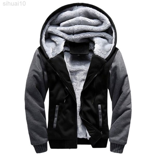 2022 new men sweaters winter thick warm fleece zipper men sweaters jacket sportwear male streetwear hoodies sweatshirts men 4xl 5xl l220730, Black
2022 new men sweaters winter thick warm fleece zipper men sweaters jacket sportwear male streetwear hoodies sweatshirts men 4xl 5xl l220730, Black