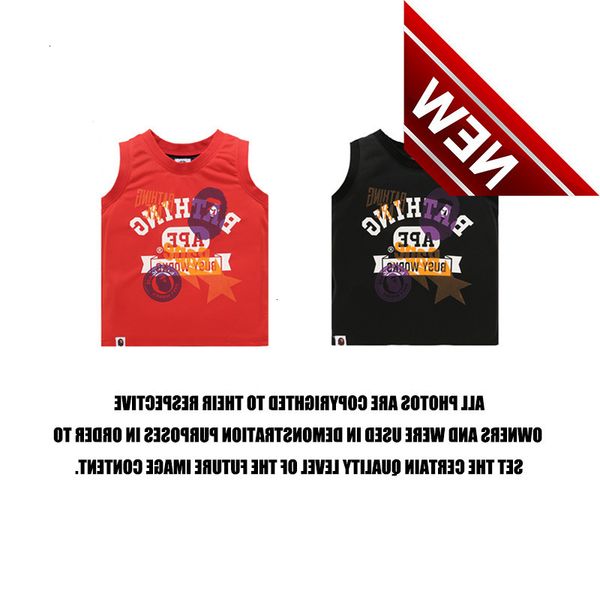 summer new children's fashion brand bap star breathable mesh sports vest men's and women's casual round neck t-shirt, White;black
summer new children's fashion brand bap star breathable mesh sports vest men's and women's casual round neck t-shirt, White;black