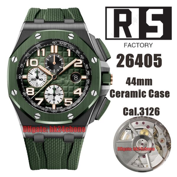 rs factory watches rsf 26405 44mm ceramic case cal.3126 / eta7750 automatic chronograph mens watch smoked green dial rubber strap gents wris, Slivery;brown
rs factory watches rsf 26405 44mm ceramic case cal.3126 / eta7750 automatic chronograph mens watch smoked green dial rubber strap gents wris, Slivery;brown