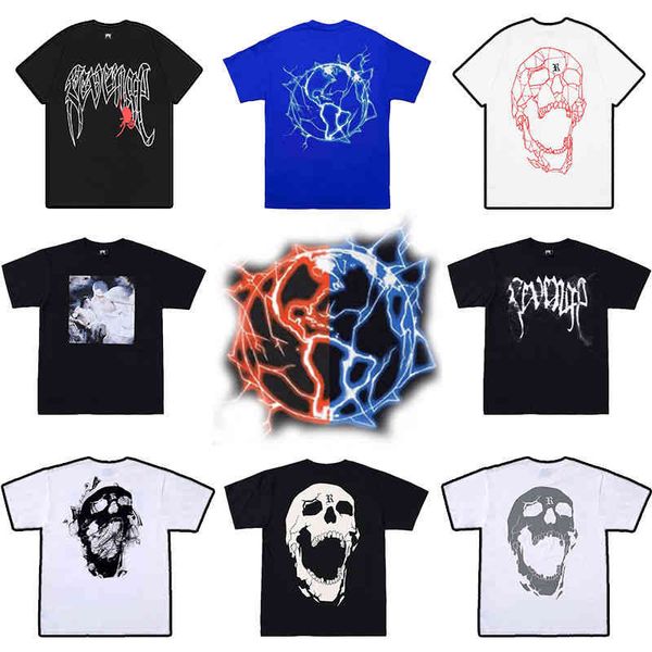 designer luxury mens and womens t shirt short sleeves keel smoke skeleton reflective printed loose couple summer fashion high street tees, White;black
designer luxury mens and womens t shirt short sleeves keel smoke skeleton reflective printed loose couple summer fashion high street tees, White;black