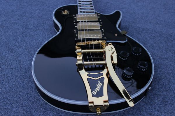 custom black lp electric guitar 3 pickups body mahogany fingerboard rosewood gold hardware tremolo
custom black lp electric guitar 3 pickups body mahogany fingerboard rosewood gold hardware tremolo