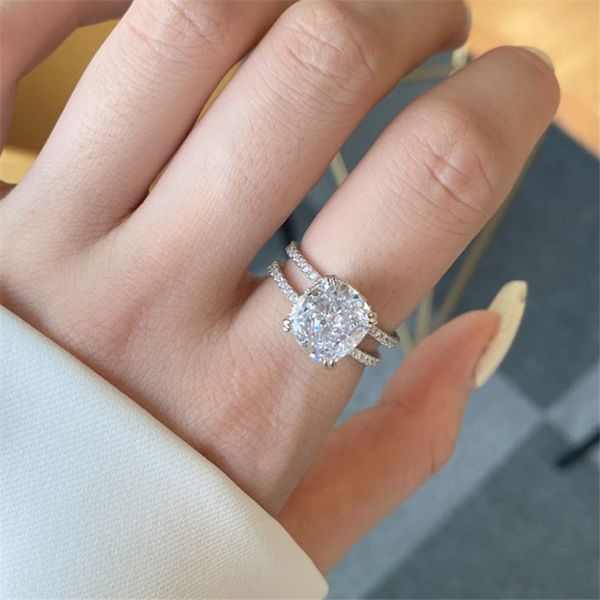 8a zirconia real 925 sterling silver jewelry designer ring for woman party sqaure white diamond ring wedding rings engagement with gift box, Slivery;golden
8a zirconia real 925 sterling silver jewelry designer ring for woman party sqaure white diamond ring wedding rings engagement with gift box, Slivery;golden