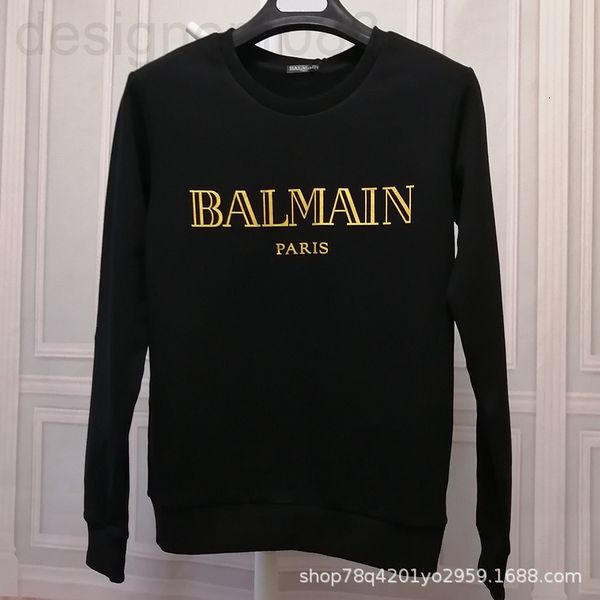 women's hoodies & sweatshirts designer 2020 autumn and winter new balman sweater cotton loop sleeve t-shirt black white gilded letter 0
women's hoodies & sweatshirts designer 2020 autumn and winter new balman sweater cotton loop sleeve t-shirt black white gilded letter 0