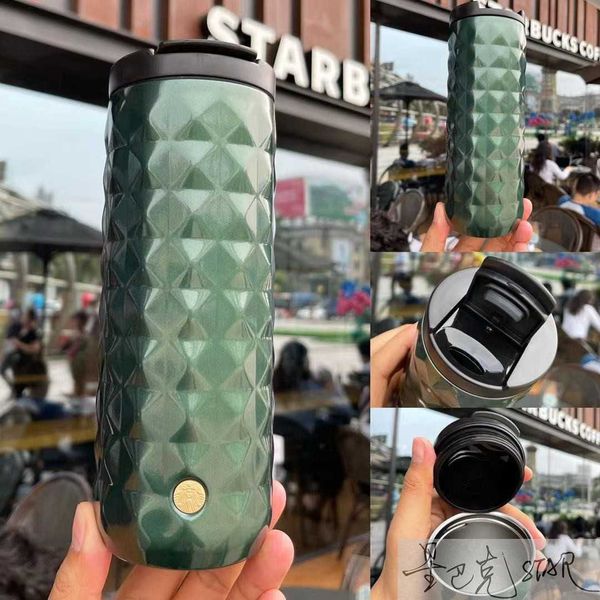 starbucks cup silver brand dark green rhombic copper seal stainless steel heat preservation portable accompanying water
starbucks cup silver brand dark green rhombic copper seal stainless steel heat preservation portable accompanying water