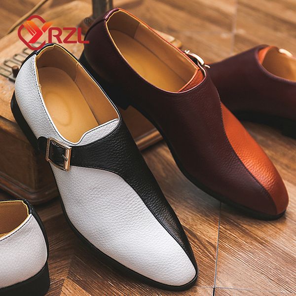 dress shoes men mixed colors office shoes fashion buckle shoes pointed toe party men leather plus size 48, Black
dress shoes men mixed colors office shoes fashion buckle shoes pointed toe party men leather plus size 48, Black