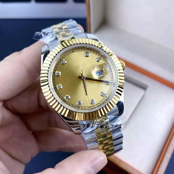 fashion brand mens watch 36/41mm business automatic mechanical full stainless steel waterproof watch couples watchs gift montre de luxe wris, Slivery;brown
fashion brand mens watch 36/41mm business automatic mechanical full stainless steel waterproof watch couples watchs gift montre de luxe wris, Slivery;brown