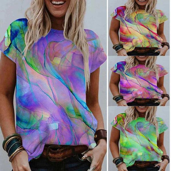 summer new urban leisure color printing round neck women's short sleeve t-shirt, White
summer new urban leisure color printing round neck women's short sleeve t-shirt, White