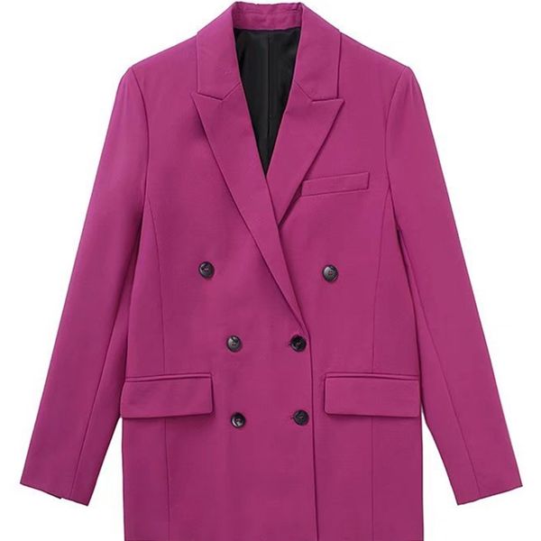 traf women fashion double breasted masculine blazer coat vintage long sleeve flap pockets female outerwear chic veste femme 220402, White;black
traf women fashion double breasted masculine blazer coat vintage long sleeve flap pockets female outerwear chic veste femme 220402, White;black