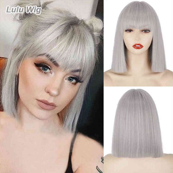 hair synthetic wigs cosplay short synthetic silver gray bob with bangs straight wigs for women cosplay daily party red blackpink wig 220225, Black
hair synthetic wigs cosplay short synthetic silver gray bob with bangs straight wigs for women cosplay daily party red blackpink wig 220225, Black