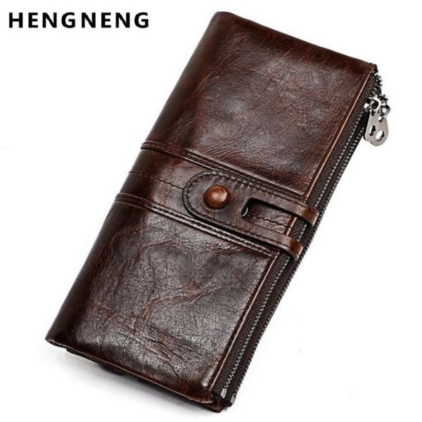 men purses long zipper genuine leather male clutch bags with cellphone holder card wallet 220608, Red;black
men purses long zipper genuine leather male clutch bags with cellphone holder card wallet 220608, Red;black