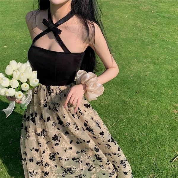 fairy dress french floral design vintage strap dresse sleeveless midi dresses evening party summer chic 220520, Black;gray
fairy dress french floral design vintage strap dresse sleeveless midi dresses evening party summer chic 220520, Black;gray